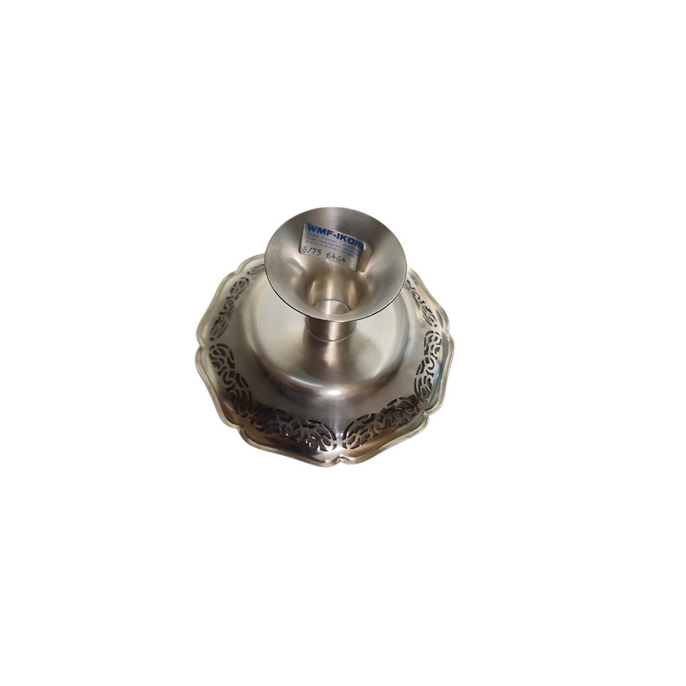 Vintage WMF IKORA 6464 GERMANY EP BRASS Brushed Silverplate Bowl Coupe Dish