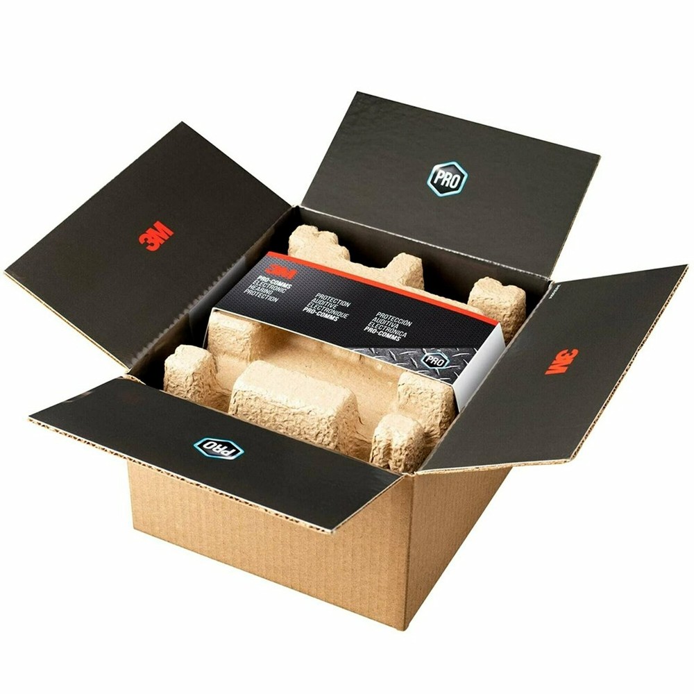 3M Pro-Comms Electronic Hearing Protector, Wireless Pro-Comms, Black/Red