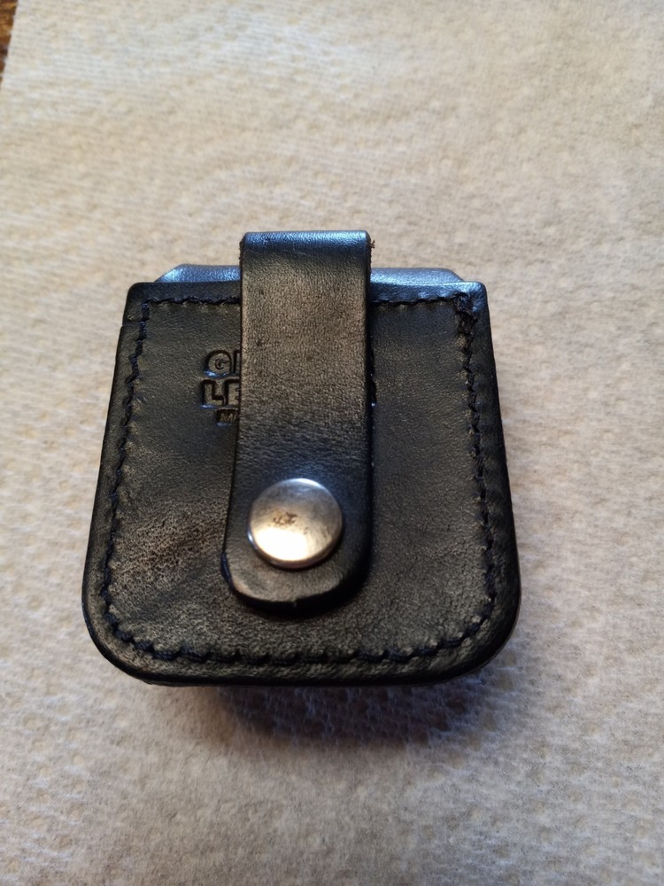 Leather Cigarette Lighter Belt Case Made In U.S.A.
