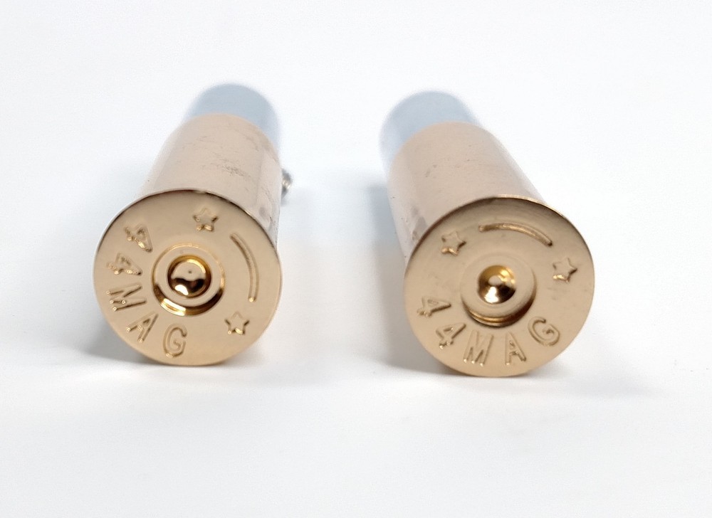 Pair Metal Toggle Switch Extension Peterbilt 2-1/8", 44 Mag Bullet Shell