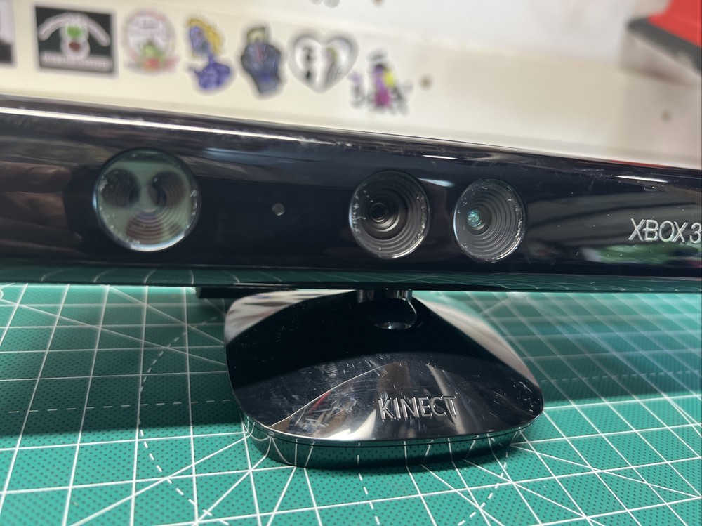 Genuine Microsoft XBOX 360 Kinect Sensor Bar Model 1414 Black Tested