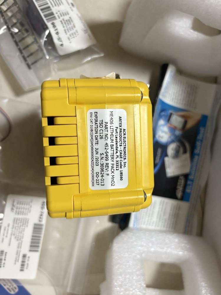 ELT 453-6603 I will remove the battery and ship it