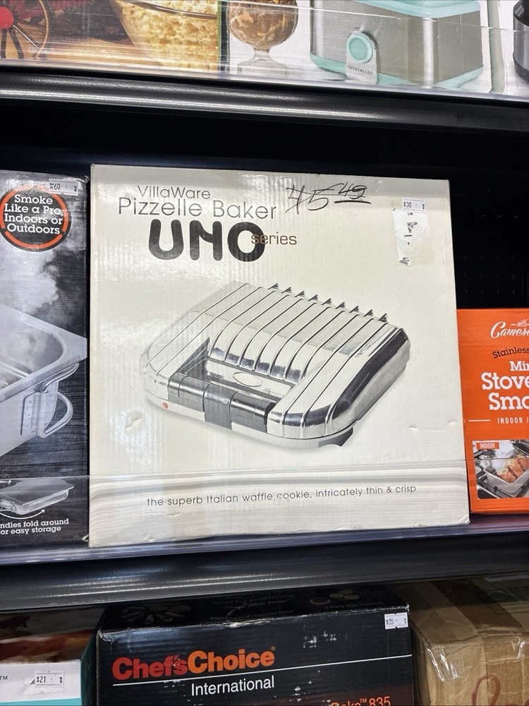 🍪 VillaWare UNO Pizzelle Baker – Italian Cookie Maker 🇮🇹✨