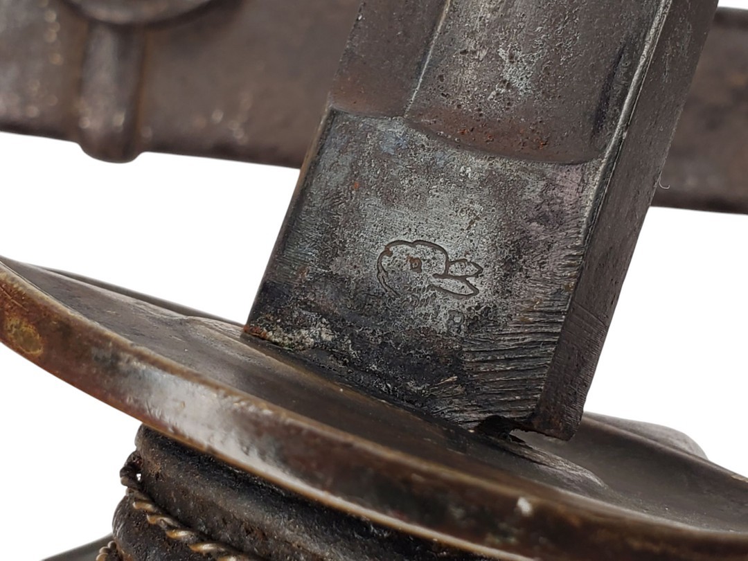 FRIEDRICK POETTER M1840 "OLD WRISTBREAKER" CAVALRY SWORD AND PARTIAL SCABBARD