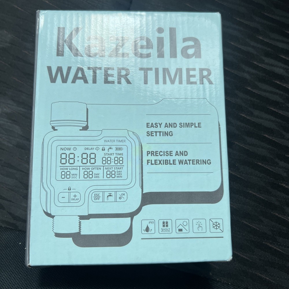 Kazeila Water Timer Programmable Sprinkler Timer for Garden Water Hose Timer ...