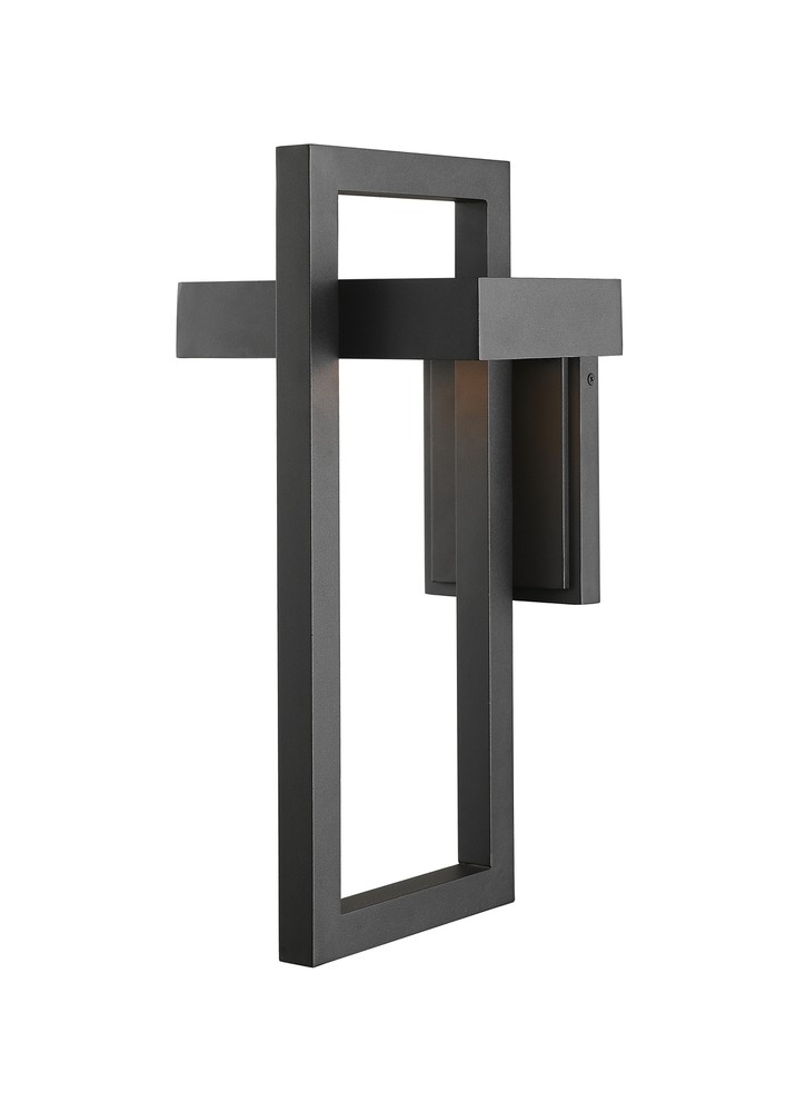 Z-Lite Luttrel LED Outdoor Wall Light, Black