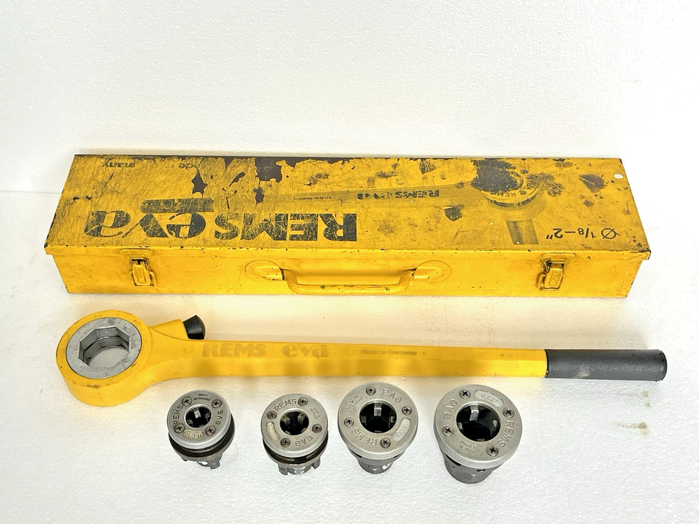 Rems Eva Hand Pipe Threading Tools Set 1/8'' - 2''