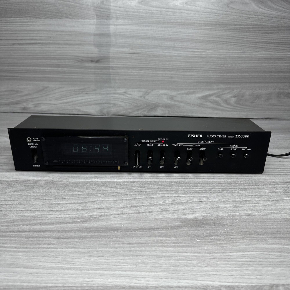 Fisher Audio Timer Model# TR-7700 MADE IN JAPAN **READ**