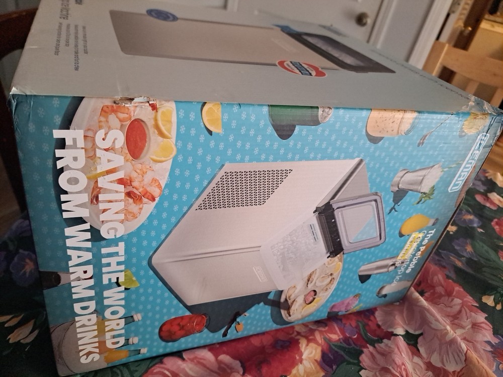 Pebble Ice Machine, Countertop Nugget Ice Maker Nugget/Pebble Ice Maker