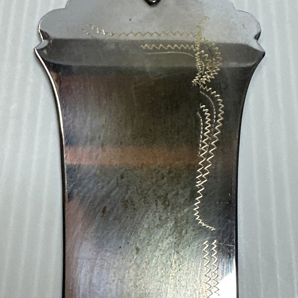 Vtg Bakelite Handle Cake /pie Server Multi Color Handle German Art Deco