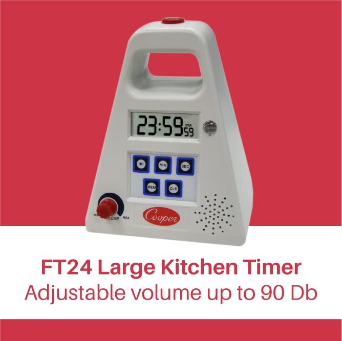 FT24-0-3 Large Single Station Digital Kitchen Timer