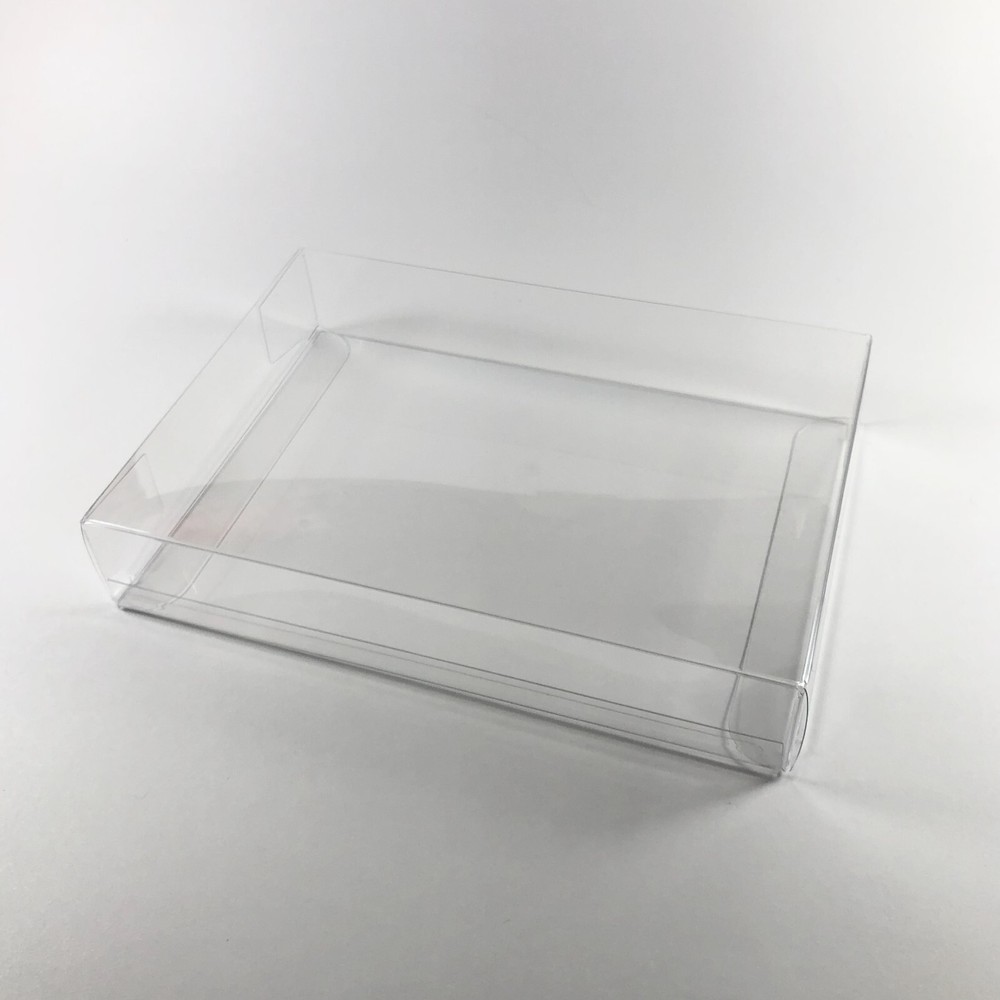 25 SNES Clear Plastic Box Protector Sleeve Case for Complete CIB Games