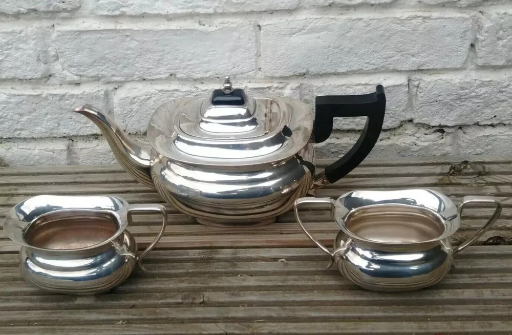 Georgian Style Silver Plated Tea Set.