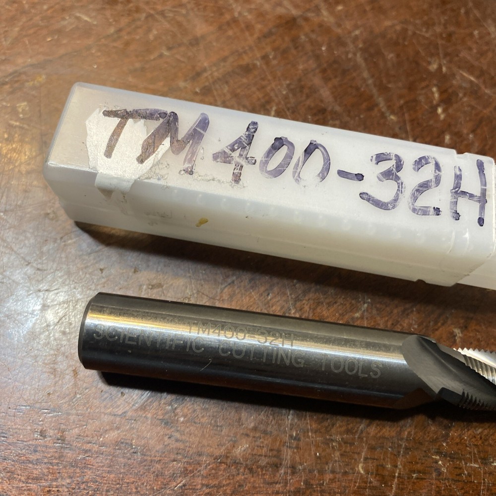 SCIENTIFIC CUTTING TOOLS TM400-32H Thread Mill,He,Int/Ext,SC,1/2-32 (D6)