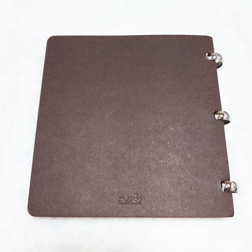 Hermes Leather Notebook - Blank Pages - New Condition