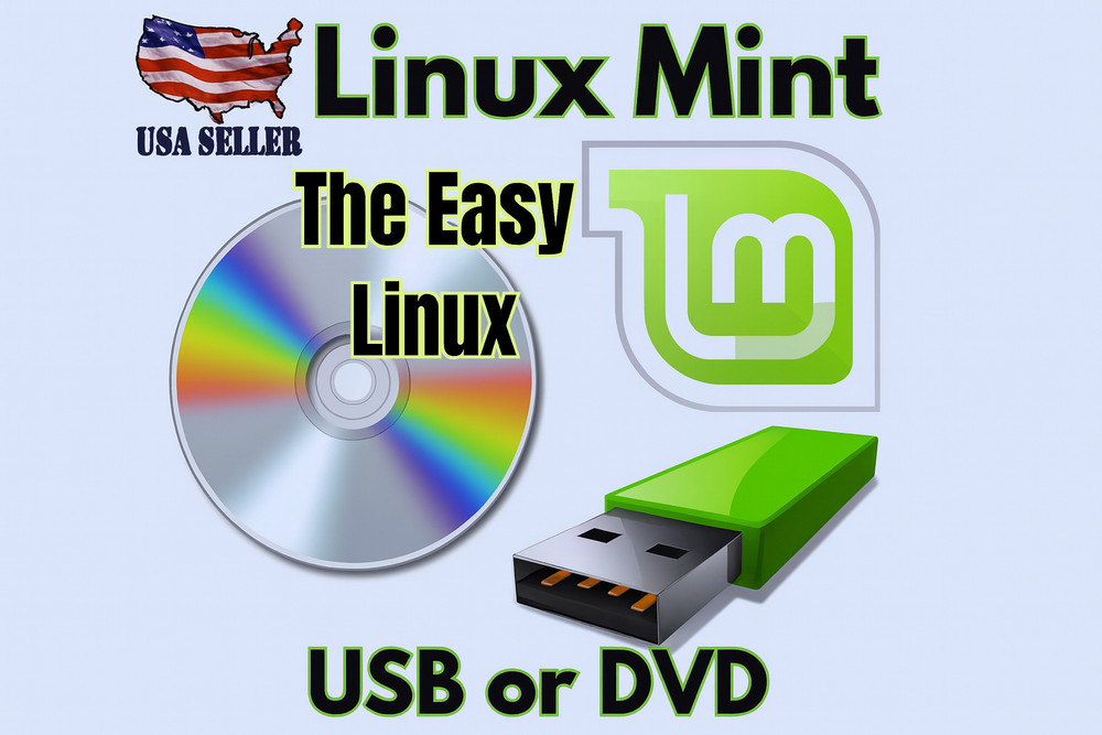 🔥Linux Mint Installer🔥Latest Version🔥32bit or 64bit🔥USB or DVD🔥