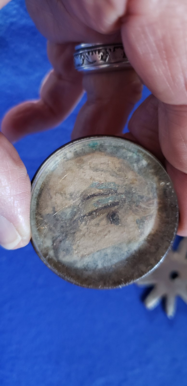 Briddle Rosettes (3) pair of spur rowels