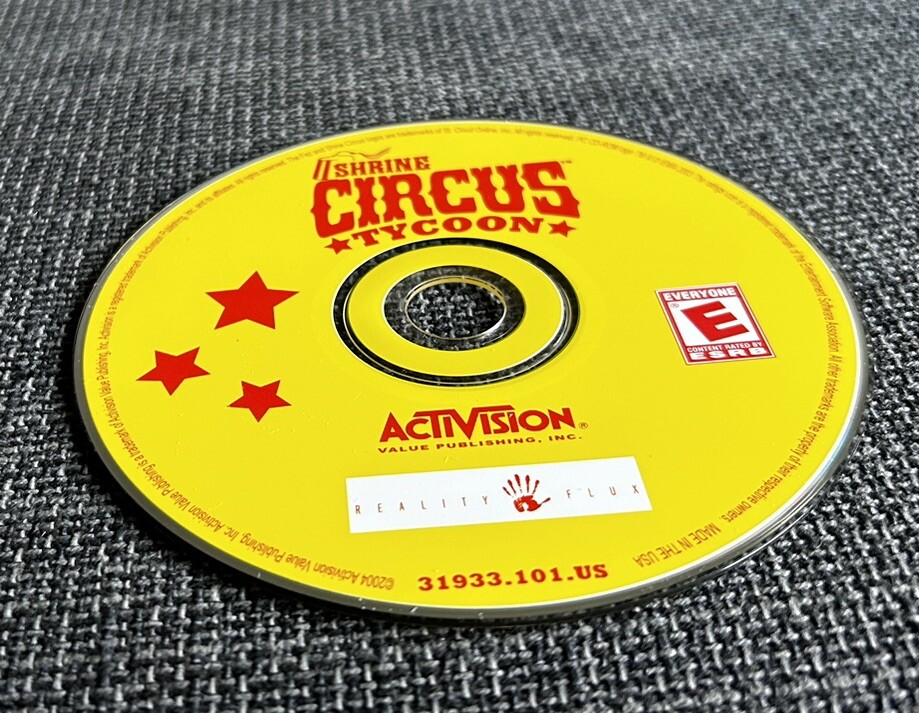 Shrine Circus Tycoon PC Game 2004