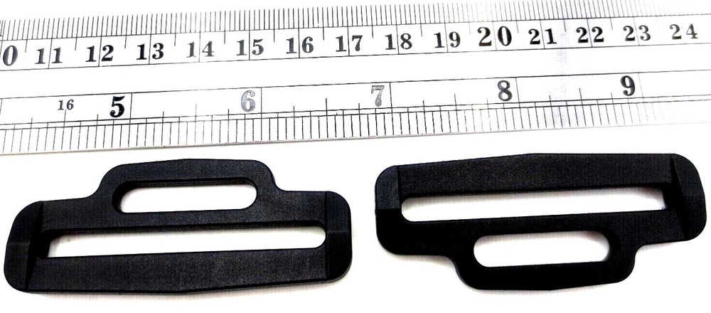 Fits 2" & 1" Wide Straps, Durable Plastic Fastener For Webbing Straps