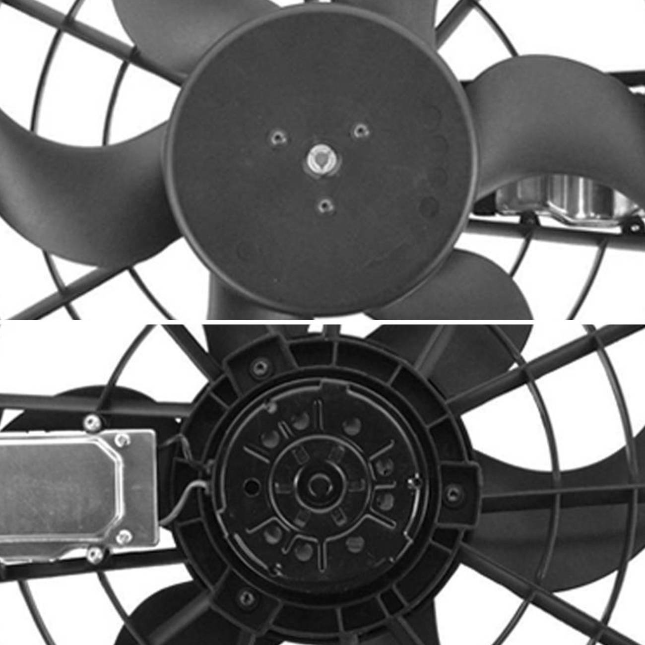 FOR BMW E46 99-05 325i 328i 330i Radiator Cooling Fan Assembly 17117561757