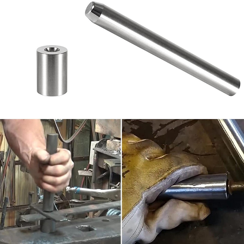 Blacksmith Rivet Doming Set Tools Top & Bottom 1/2”