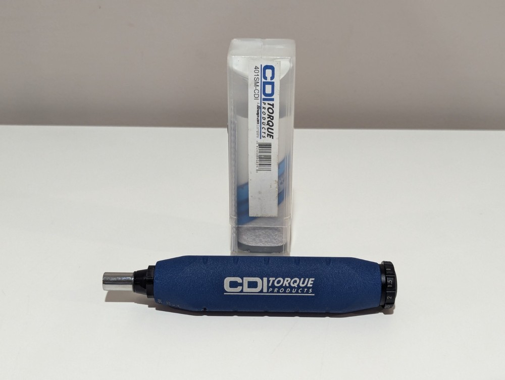 CDI Micro Adjustable Torque Screwdriver, 1/4 Inch Hex Drive, Range 5-40 In Lbs