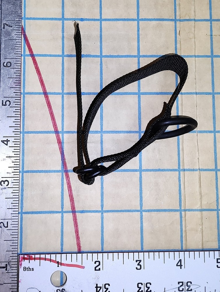 Rifle Sling Mount Adjustable Strap Nylon D Ring Hook & Loop