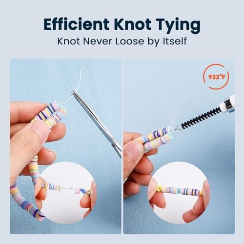 Thread Burner, USB Rechargeable Thread Zapper with LCD Display, Burn White a