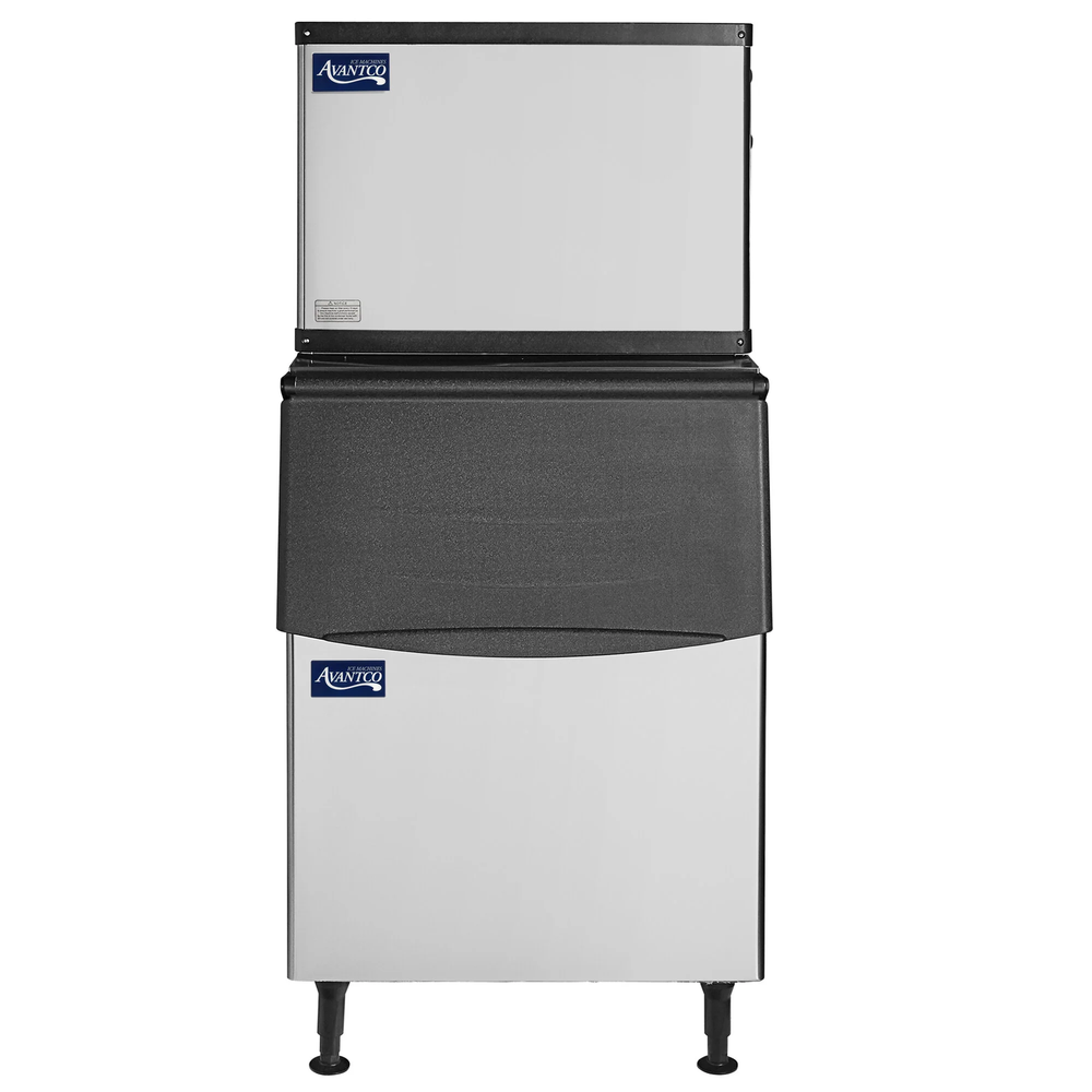 30" Air Cooled Modular Full Cube Ice Machine with Bin - 397 lb.