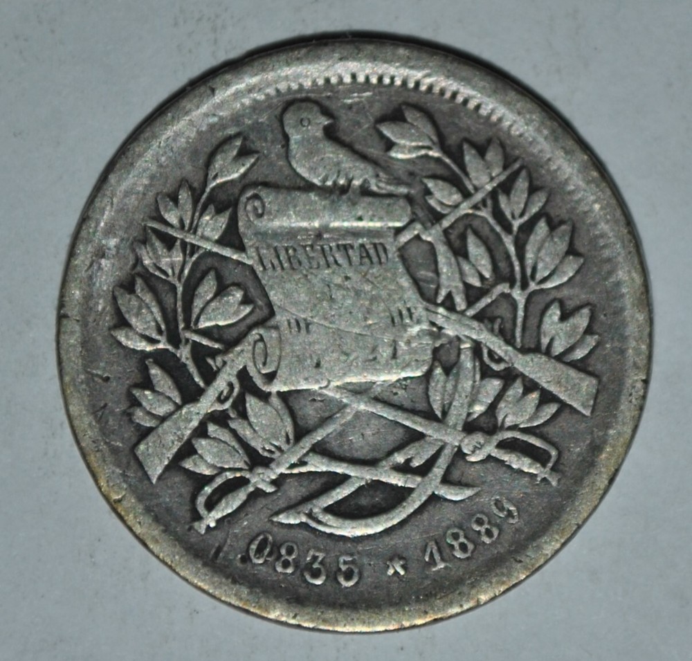 Guatemala Sliver 1 Real 1889 {{{{7557
