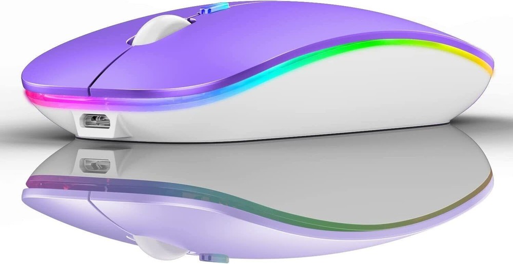 Premium Wireless Bluetooth Mouse For All MacBook Air Pro iPad iMac Tablet PC RBG