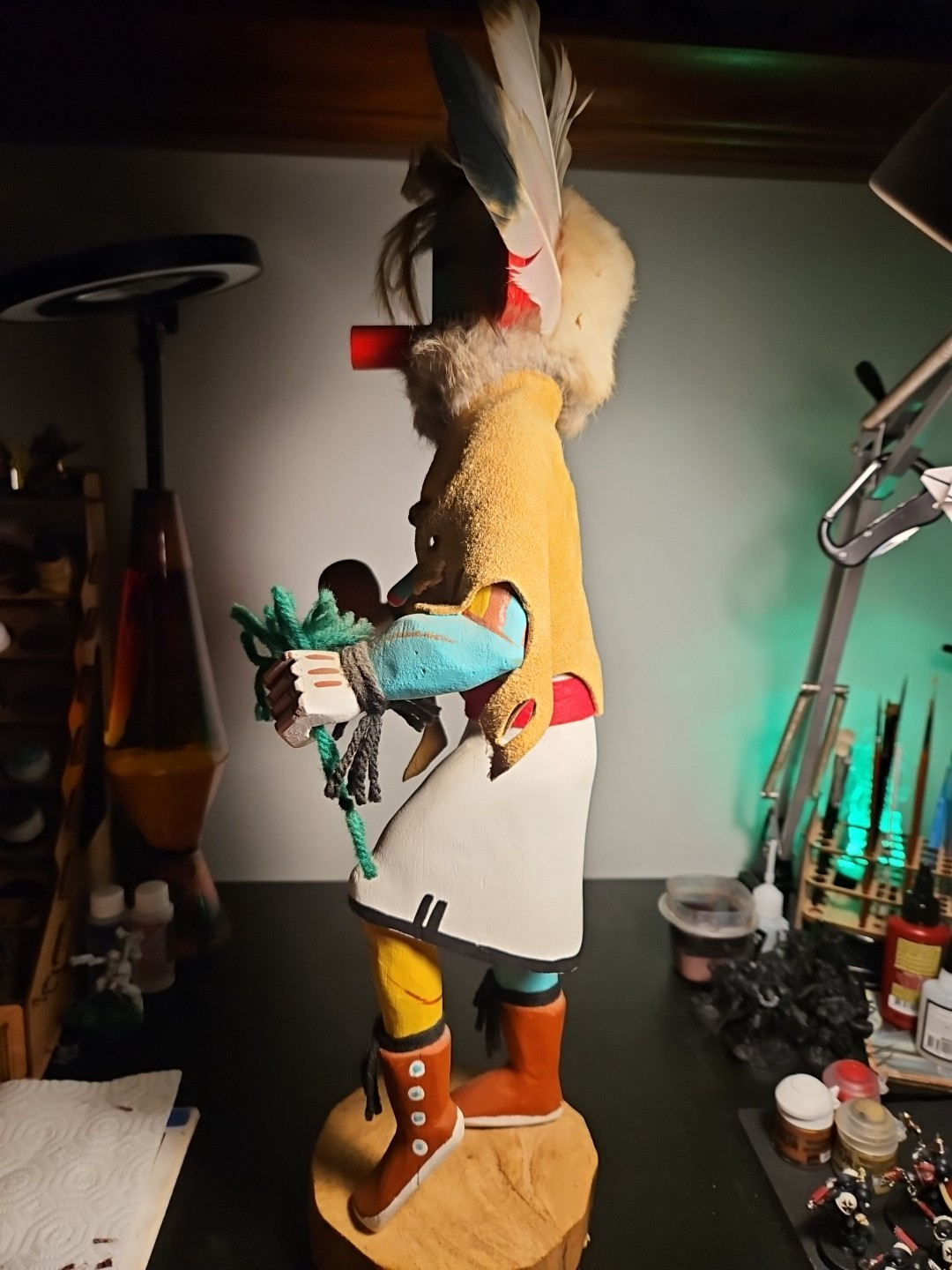 Hopi "Peeking Out Man" Kachina Doll