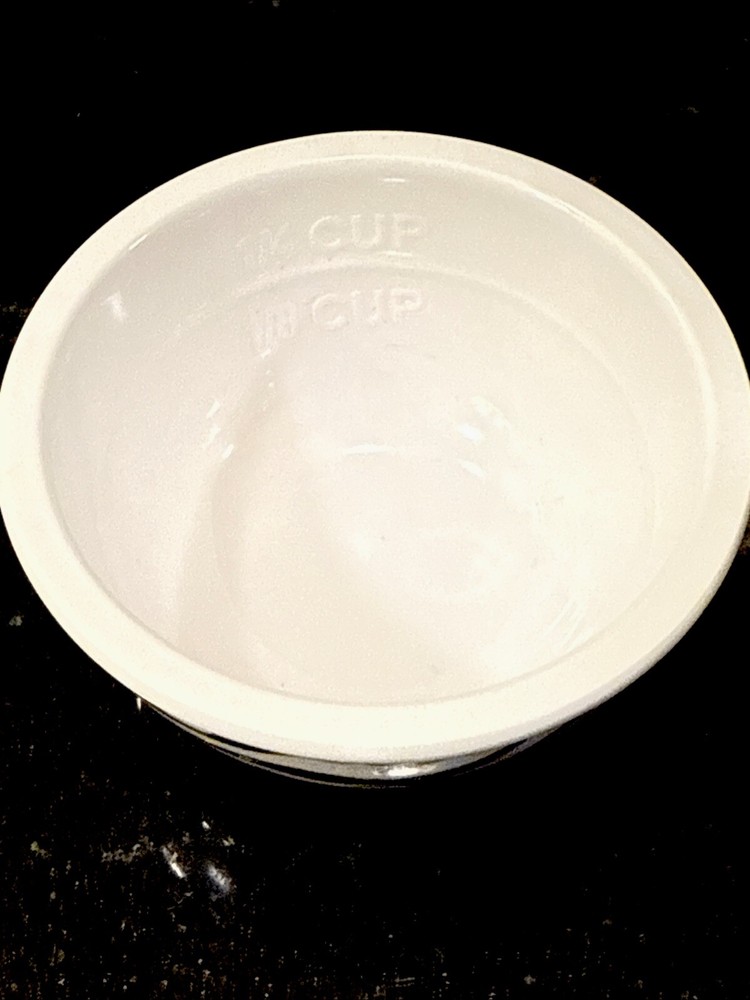 5 Nesting Melamine Bowls Baking Measuring Cups Zebra Print