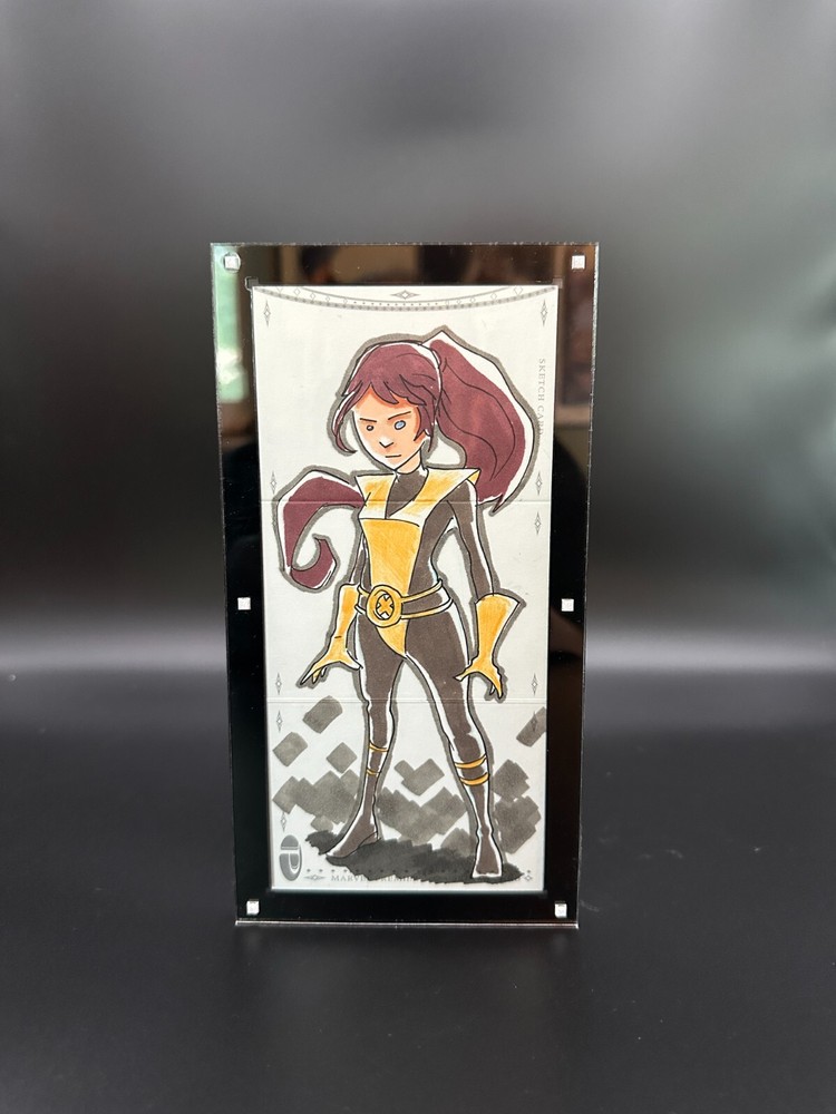 Marvel Magnetic Sketch Booklet Card Holder Display Case 3 Panel Black