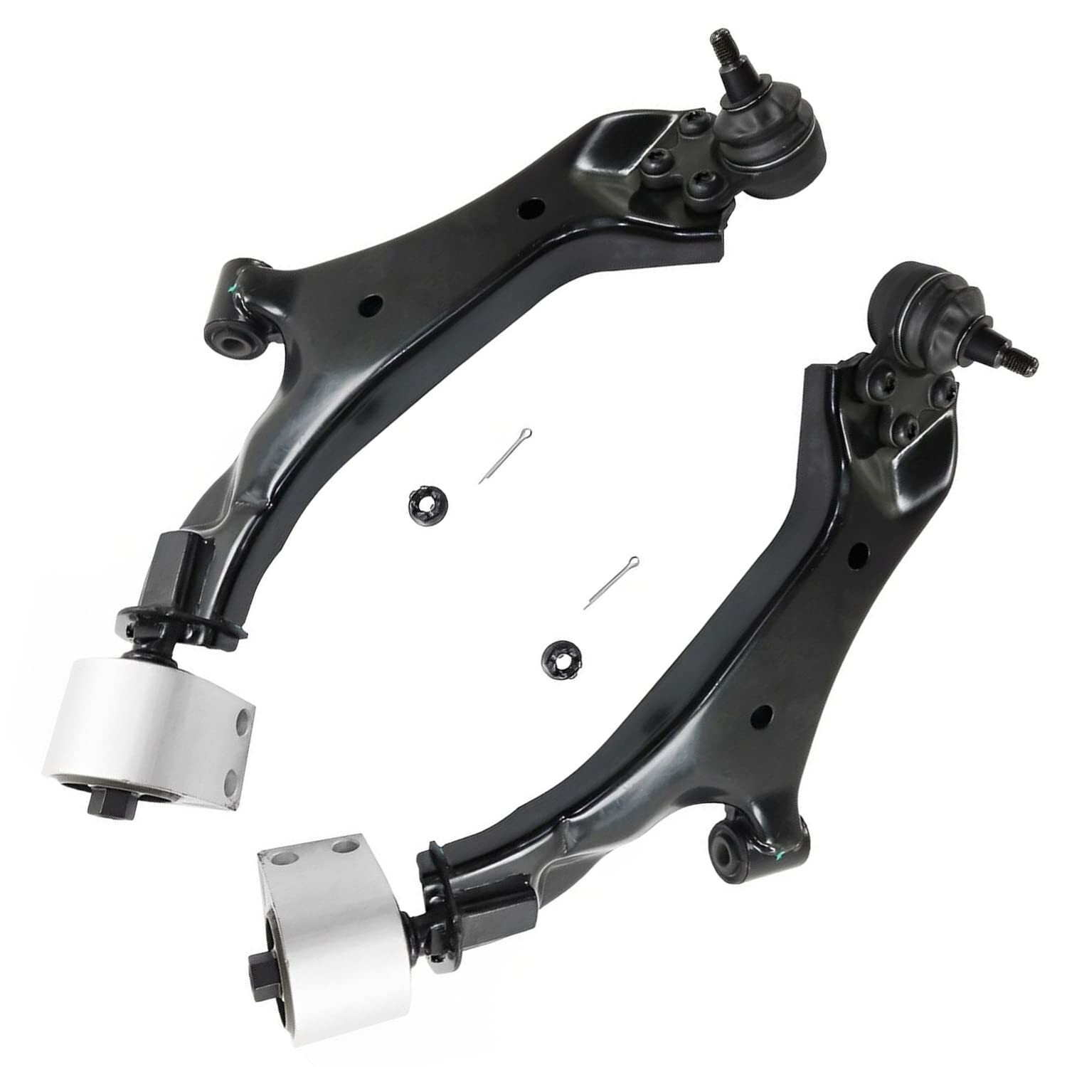 Front Lower Control Arms Sway Bars + Tie Rods for Chevy Equinox GMC Terrain 2.4L