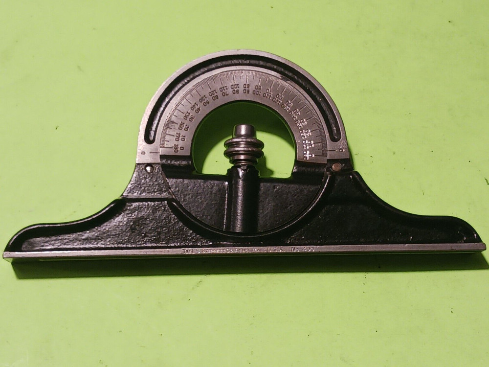 Starrett Combination Square 5pcs Head,protactor ,center head, 12" rule & Scribe