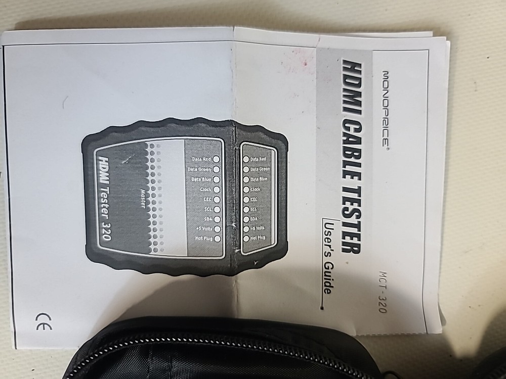 Monoprice Mct-320 Hdmi Cable Tester & Case