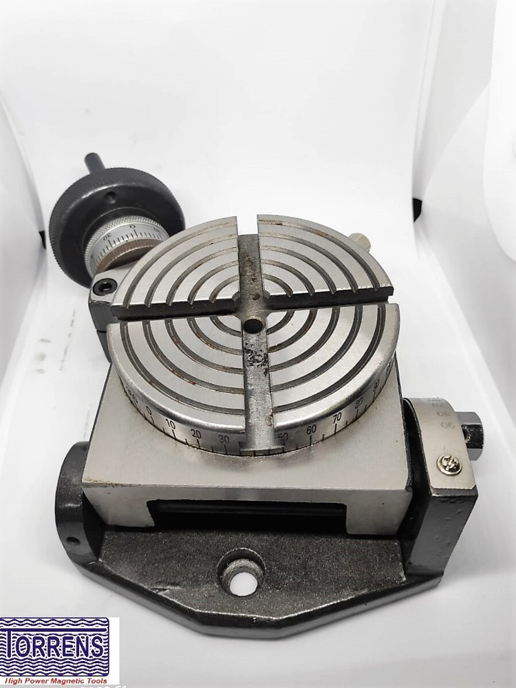 Rotary Table 3" 75mm Tilting with Tailstock Horizontal/ Vertical Rotary Table