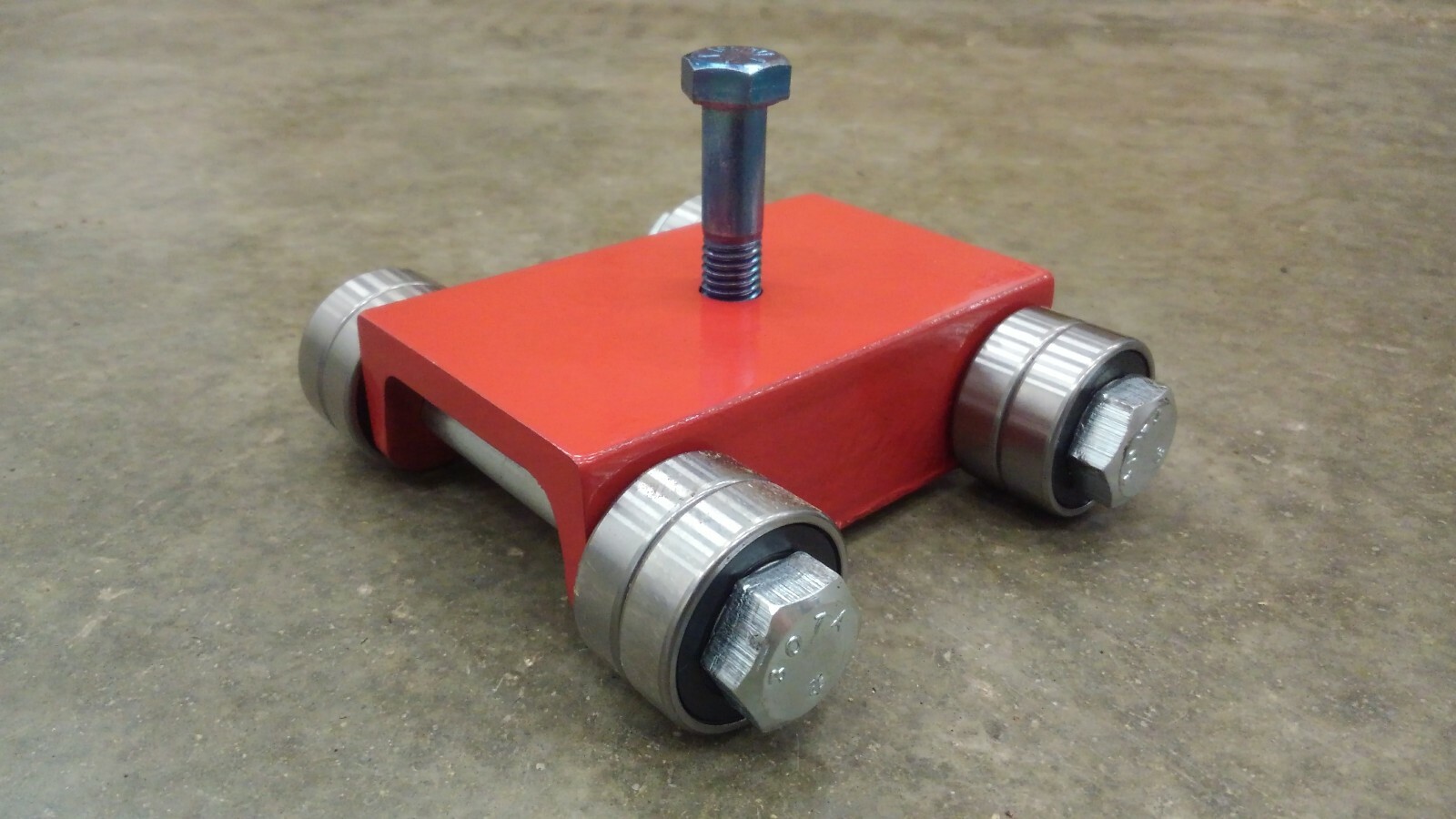 MADE IN USA 8,000lbs Machinery Skates Low Profile, 1.70" high, Lathe, Mill mover