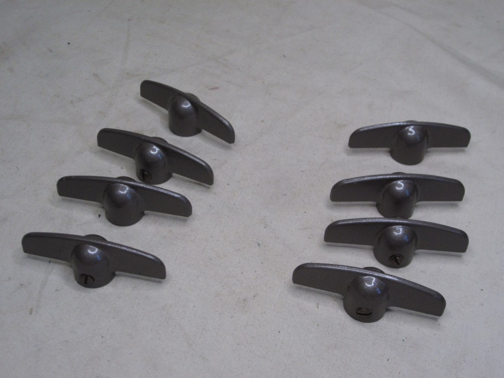 8 crank t-handle handle wing nut T-Crank casement window knobs handles knob lot
