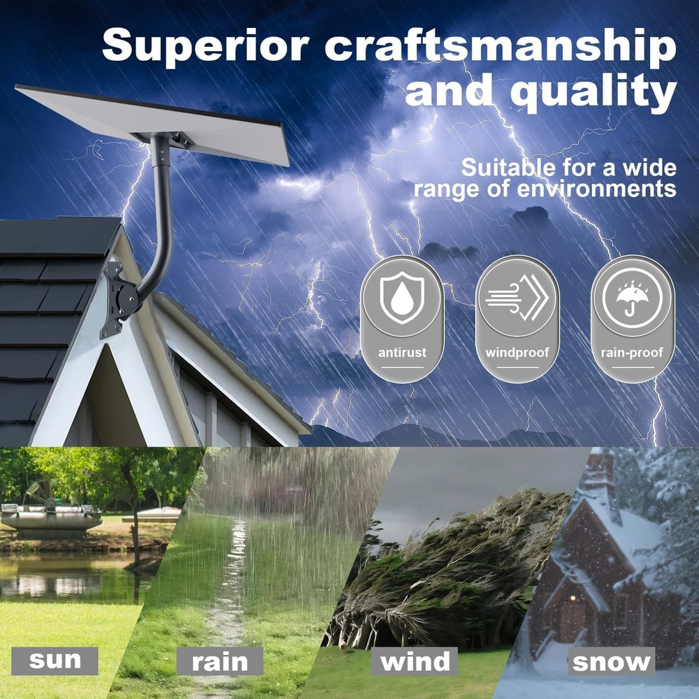 for Starlink Gen 3 Mount, Angle Adjustable Mounting Kit Compatible Starlink V...