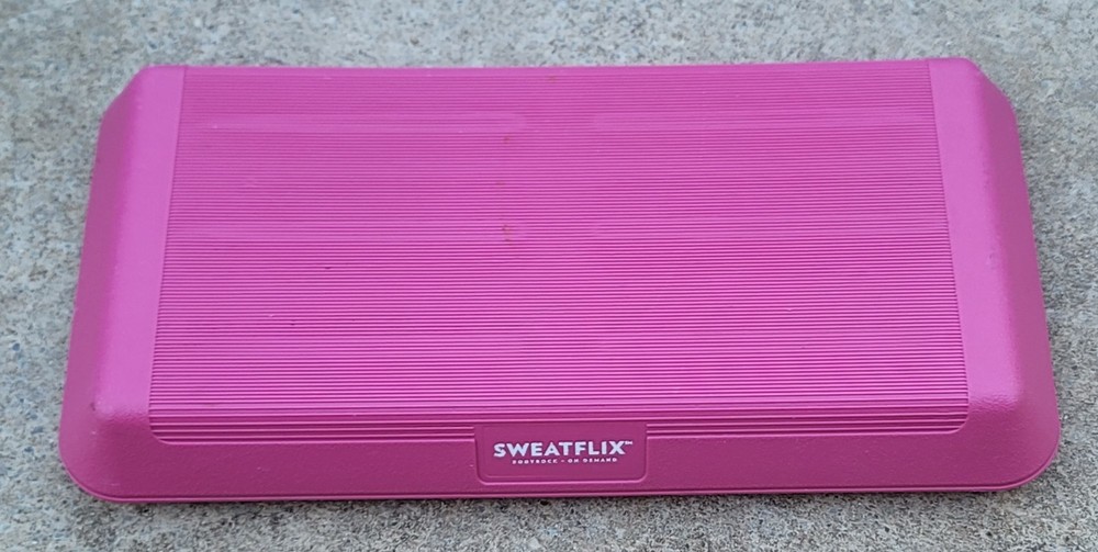 SweatFlix BodyRock Pink Workout Step Platform – Exercise Aerobic Step
