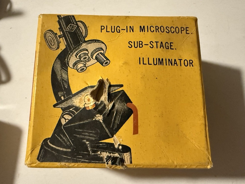 Vintage Atco Plug In Microscope Sub Stage Illuminator Works