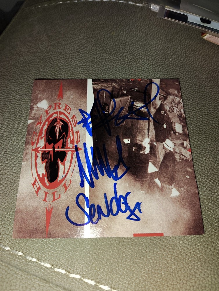 Cypress Hill Signed CD Booklet B Real Muggs And Sendog Coa Included