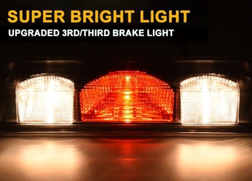New 3rd Third Brake Lamp Light Assembly Compatible with 2004-2008 F150(Red)