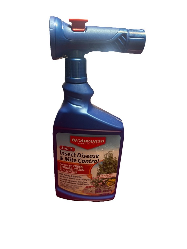 BioAdvanced 32 fl oz Insect Disease & Mite Control Trigger Spray for Plants
