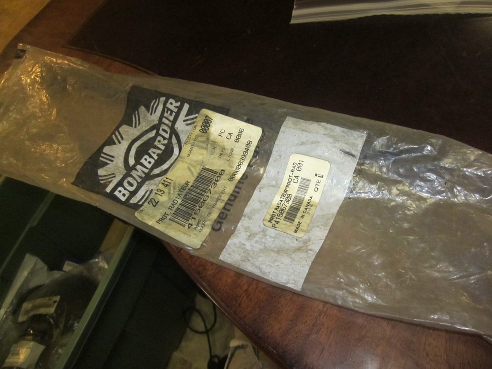 skidoo mxz x radiator protector new 415067300