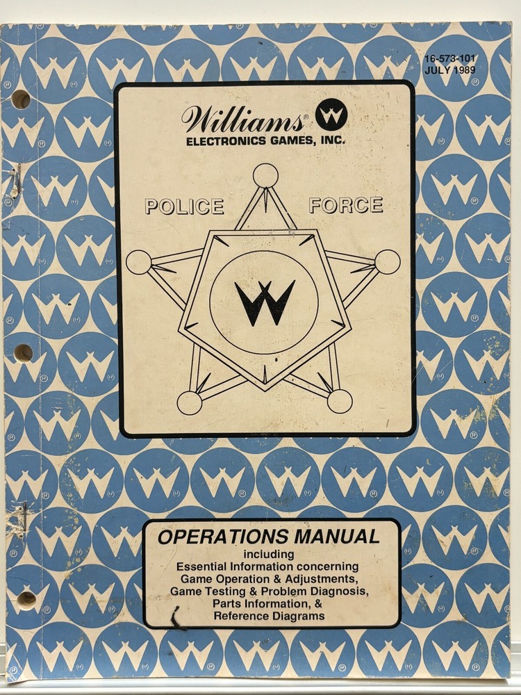 ORIGINAL-WILLIAMS-POLICE FORCE-OPERATIONS MANUAL