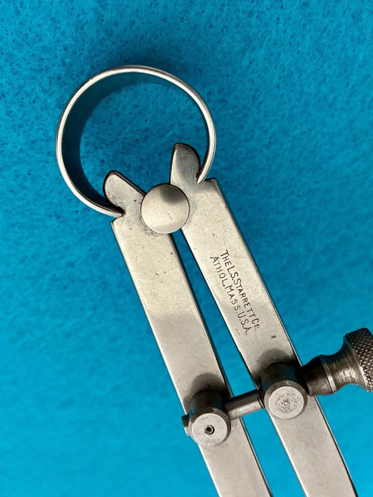 STARRETT SPRING JOINT 6 INCH INSIDE CALIPER MADE IN U.S.A. MY REF #13