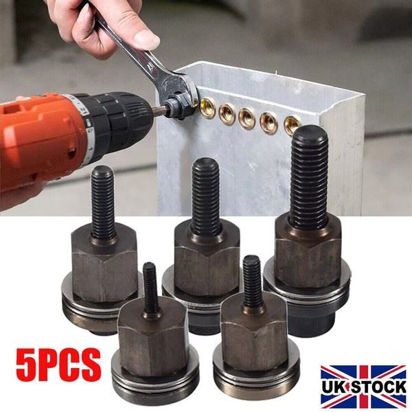 5PCS Hand Rivet Nut Head Nuts Simple Installation Manual Riveter Rivnut Tool UK
